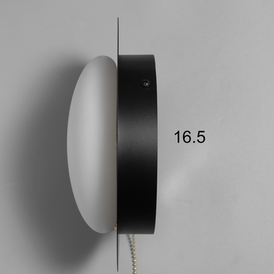 Бра «Планета» LED 3000К-6000К черный 23.5×23.5×12 см
