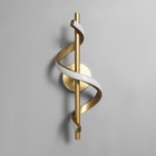 Бра "Завиток" LED 3000К золото 40х12х12см - фото 24002031