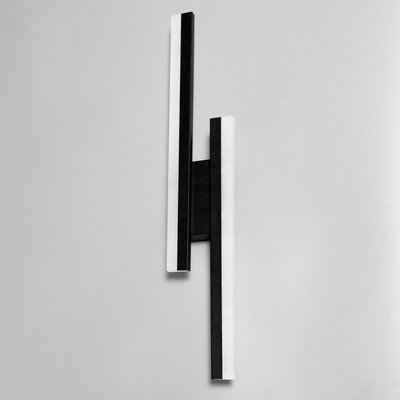 Бра «Лайма» LED 3000К черный 48×8×8 см