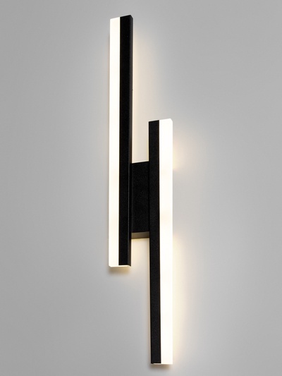 Бра «Лайма» LED 3000К черный 48×8×8 см