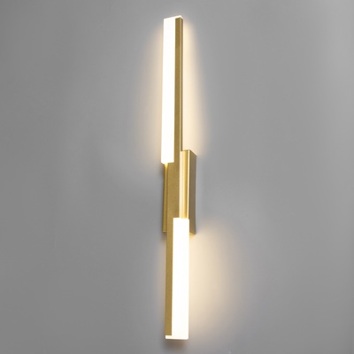 Бра «Штрих» LED 3000К золото 60×5×5 см