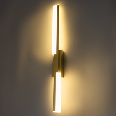 Бра «Штрих» LED 3000К золото 60×5×5 см