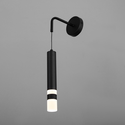Бра «Гелла» LED 6 Вт 3000К черный 4×4×30 см