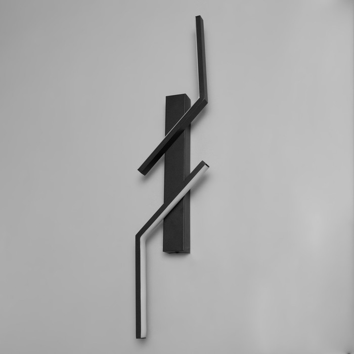 Бра «Сальма» LED 3000К черный 38×10×8 см - Фото 1