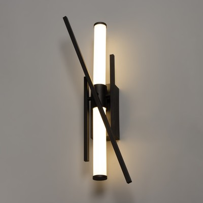 Бра «Осана» LED 3000К черный 40×8×8 см