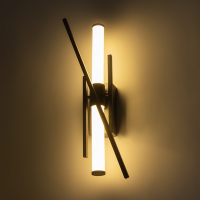 Бра «Осана» LED 3000К черный 40×8×8 см