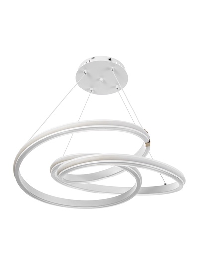 Светильник с ПДУ «Роули» LED 190 Вт 3000-6000К белый 56×56×13-110 см