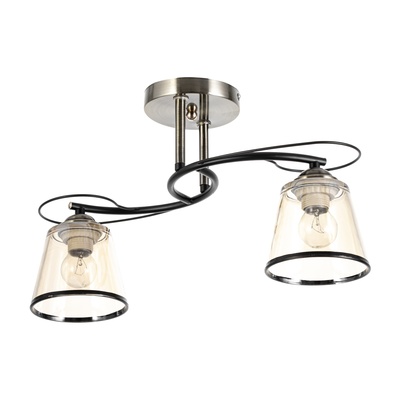 Люстра «Каэль» 2хЕ27 40 Вт черно-бронзовый 40×28 см