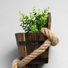 Бра "Бочонок" 2хЕ27 40Вт черный 24х24х15 см - фото 23978568