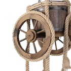 Светильник "Мотоцикл" 5хЕ27 40Вт черный 52х34х33 см - фото 24002090