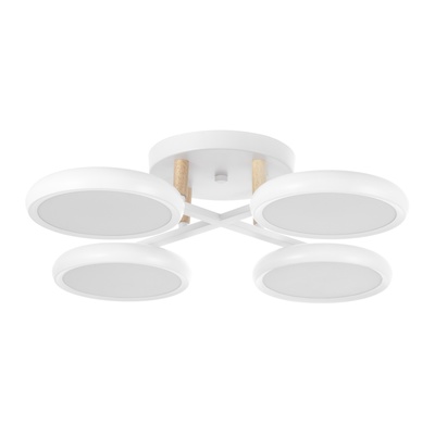 Люстра потолочная BayerLux «Алис», 4хLED, 96 Вт, 3000-6000К, белый, 60×60×13 см