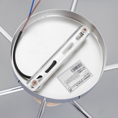 Люстра BayerLux «Джулия», 6хLED, 144 Вт, 3000-6000К, бело-хромовый, 80×80×22 см