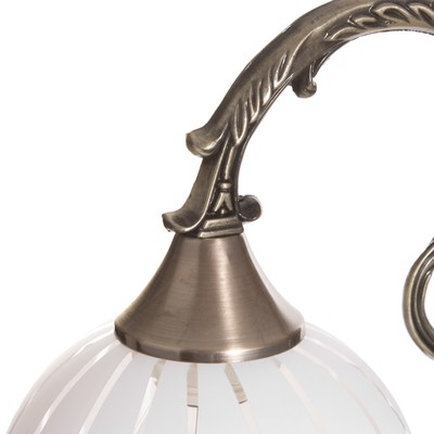 Бра «Икар», Е27, 40 Вт, бронза, 13×23×21 см, плафон 10×30×18 см