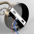 Бра "Альваро" 1x40Вт E14  бронза 10х20х13 см 10083601