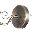 Бра "Альваро" 1x40Вт E14  бронза 10х20х13 см 10083601