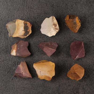 Набор камней коллекционных сувенирных «Яшма. Мукаит», колотый, фракция 2-3 см, 100 г