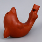 Свистулька керамическая «Дельфинчик» для росписи 3.3×6.5×4.7 см - Фото 3