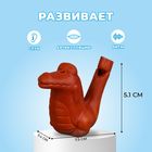 Свистулька керамическая «Крокодильчик» для росписи 3.4×7.5×5.1 см - Фото 2