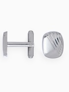 Набор мужской стальной «Запонки + Зажим для галстука» линии, цвет серебро - Фото 3