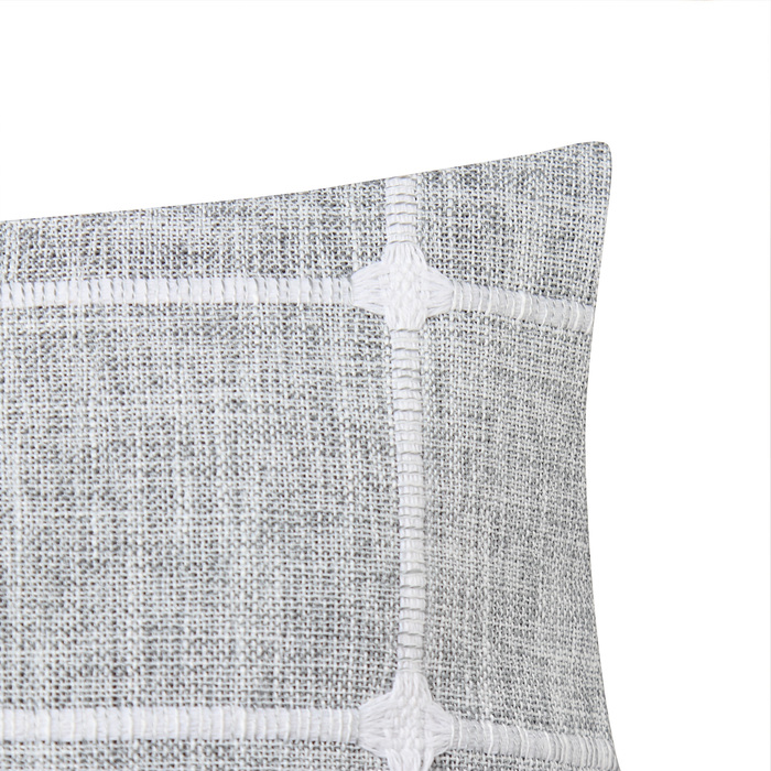 Чехол на подушку Этель Квадраты цв.серый,45*45 см 100% п/э