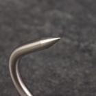 Обвалочный крюк для мяса, 18 см, с деревянной ручкой - Фото 3