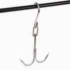 Крюк для мяса двойной, 28 см - Фото 1