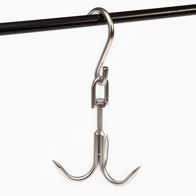 Крюк для мяса тройной, 28 см