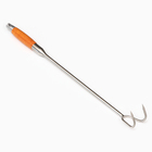 Крюк для мяса универсальный, 50 см, двойной, с деревянной ручкой - Фото 1