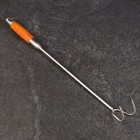 Крюк для мяса универсальный, 50 см, двойной, с деревянной ручкой - Фото 2