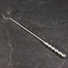 Крюк для мяса универсальный двойной, 50см, с металлической ручкой - Фото 2