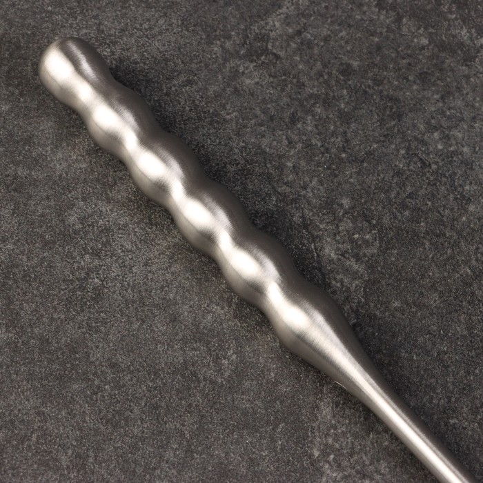 Крюк для мяса универсальный двойной, 50см, с металлической ручкой - фото 1906647346