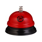 Звонок настольный "Перекур", 8 х 6 см, красный - фото 20519847