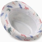 Шляпа для мальчиков "Динозаврики" MINAKU, р-р 52-54, цв. белый - фото 807237915