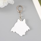 Брелок для ключей на кольце «Летучая мышь на фоне луны», акрил, 5.5×5 см - Фото 3