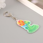 Брелок для ключей на карабине «Змеёныш с леденцом», акрил, 6×4.1 см - Фото 2