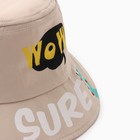 Панама детская «SURE» MINAKU, цвет бежевый, размер 54-56 - фото 23796995