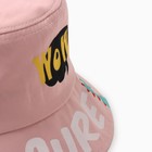 Панама детская  "SURE" MINAKU, цв, розовый , р-р 60 - фото 807238029