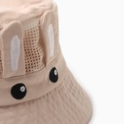 Панама детская "Зайка" MINAKU, цвет бежевый, размер 50-52 - фото 24271664