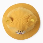 Панама детская «Тигра» MINAKU, цвет горчичный, размер 50 - фото 23797050