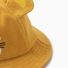 Панама детская «Тигра» MINAKU, цвет горчичный, размер 50 - фото 23797051