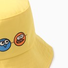 Панама детская "Веселая компания" MINAKU, цв, жёлтый , р-р 52 10176162