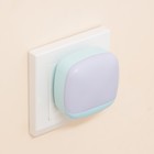 Ночник c датчиком света «Ласи» LED 6×6.5×6 см лазурный - Фото 3