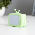 Ночник "Телевизор" LED зеленый 7х7х6,5 см - фото 321397907