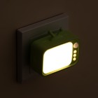 Ночник "Телевизор" LED зеленый 7х7х6,5 см - Фото 7