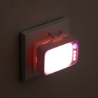 Ночник "Телевизор" LED розовый 7х7х6,5 см - Фото 8