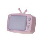 Ночник "Телевизор" LED розовый 7х7х6,5 см - Фото 9