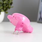 Ночник "Мишка" LED розовый 7х6,5х10 см - Фото 2