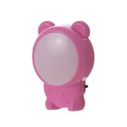 Ночник "Мишка" LED розовый 7х6,5х10 см - Фото 7