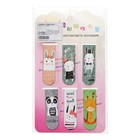 Набор магнитных закладок для книг Calligrata «Зверушки», 6 штук, МИКС - Фото 13