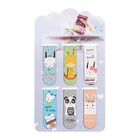 Набор магнитных закладок для книг Calligrata «Зверушки», 6 штук, МИКС - Фото 6